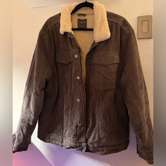 Primark Sherpa Lined Corduroy Jacket - Picture 1 of 15